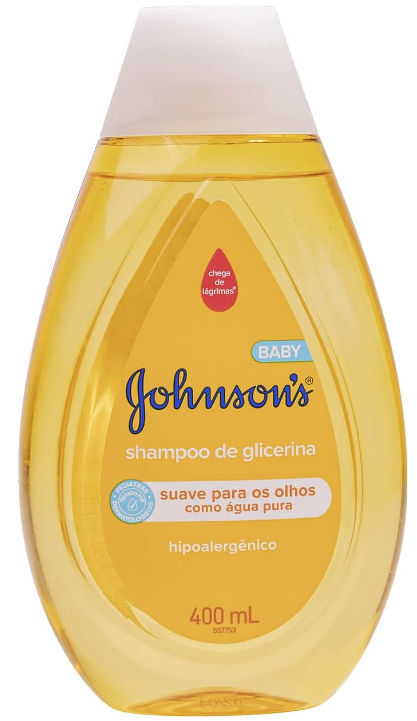 Johnson's Baby Shampoo Para Bebê De Glicerina, 400ml