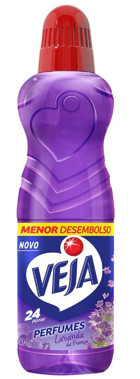 Limpador Perfumes Lavanda e Bem-Estar, Veja, 500 Ml