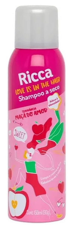 Shampoo a Seco Maça do Amor 150Ml, Ricca