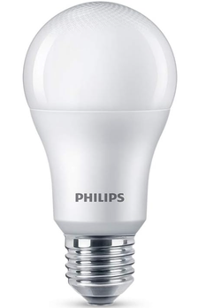 Lampada LED bulbo Philips, luz branca fria, 9W, Bivolt (100-240V), Base E27