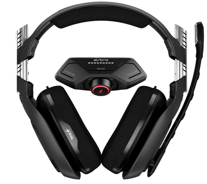 Headset ASTRO Gaming A40 TR + MixAmp M80 Gen 4 para Xbox One - Preto/Vermelho