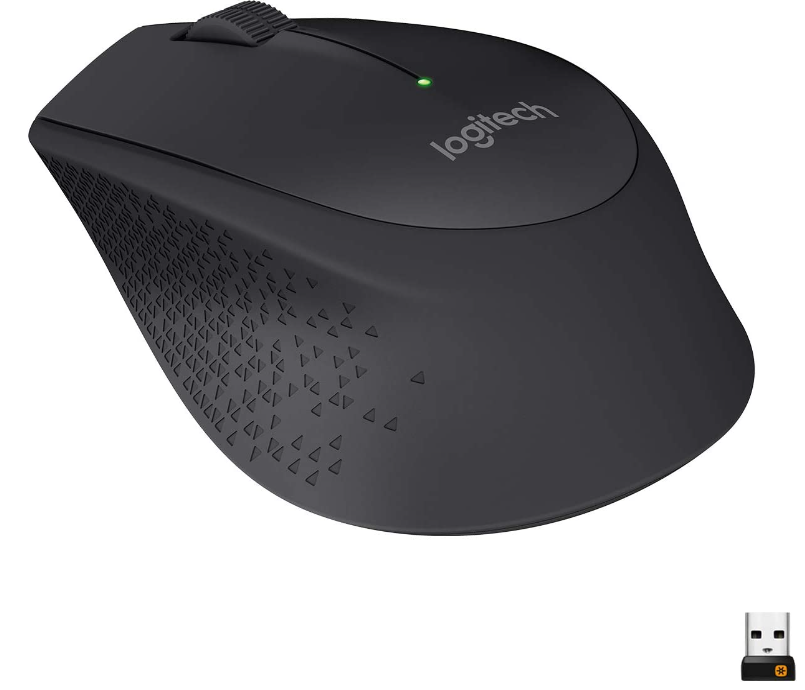 Logitech M280 - Mouse sem fio com Conexão USB e Pilha Inclusa, Preto