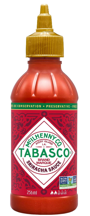 Molho de Pimenta Sriracha Tabasco Squeeze 256ml