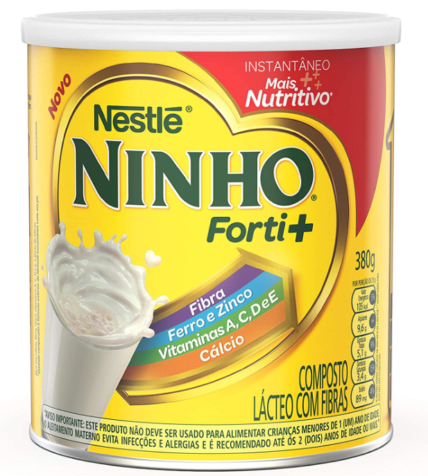 Composto Lácteo, Nestlé, Ninho, Forti+, Lata, 380 g