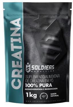 Creatina Monohidratada 1Kg - 100% Pura Importada - Soldiers Nutrition