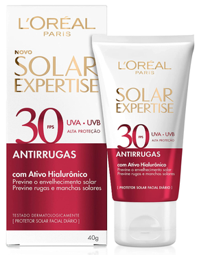 Protetor Solar Facial L'Oréal Paris Solar Expertise Antirrugas Fps 30 40G