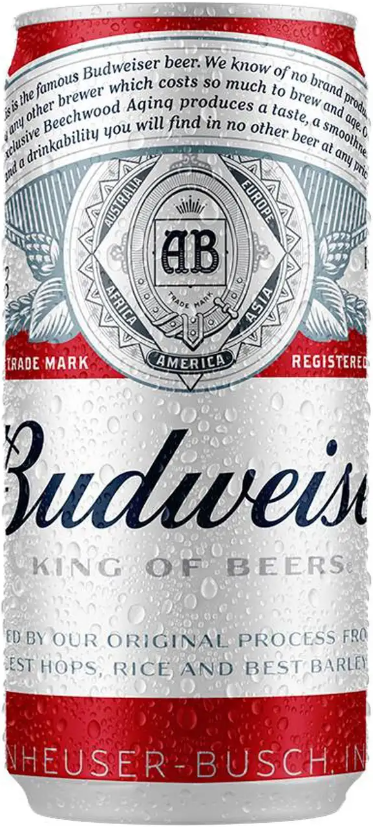 Cerveja Budweiser, American Lager, 269ml, Lata