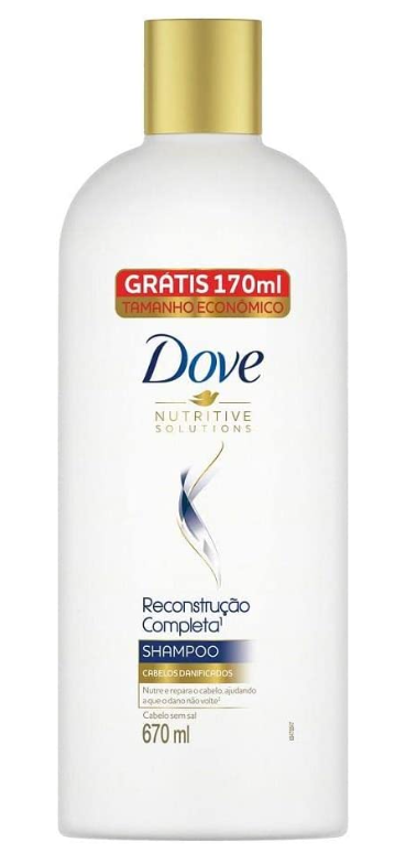 Dove Shampoo Nutritive Solutions Reconstrução Completa Frasco 670ml Tamanho Família