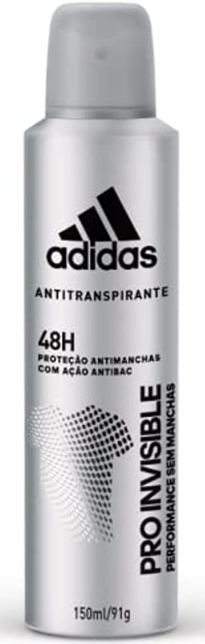 Desodorante Aerossol Invisible Masculino, Adidas