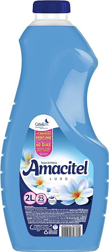 Amaciante Amacitel Luxo,Toque De Poesia , 2 l (Pacote de 1)