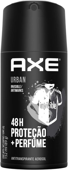 Antitranspirante Aerosol AXE Urban Invisible 152 ml