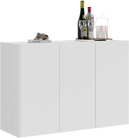 Aparador Buffet 3 Portas Veneza Multimóveis Mp1007 Branco