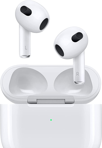 Apple AirPods (3ª geração) com estojo de recarga Lightning ​​​​​​​