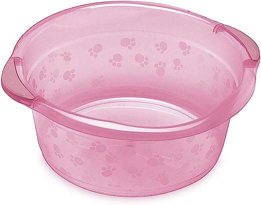 Bacia Infantil, 28 L, Adoleta Bebê, Rosa Translucido