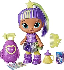 Boneca Baby Alive Star Besties, Lovely Luna - Boneca de 20cm com acessórios - F7360 - Hasbro