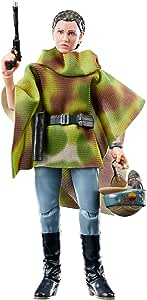 Boneco Star Wars The Black Series - Figura 15 cm com Acessório - Princesa Leia (endor) - F7051 - Hasbro