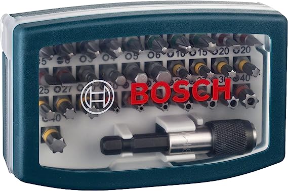 Bosch Kit De Pontas Para Parafusar Com 32 Peças