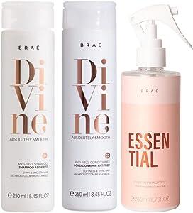 Braé Kit Divine Shampoo+ Condicionador+ Essential Leave-in 215ml