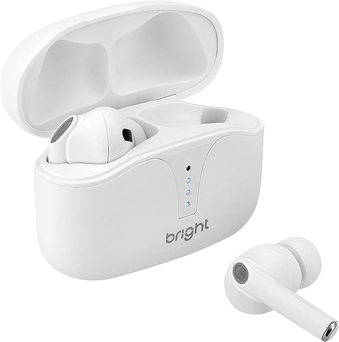 Bright FN567 Fone de Ouvido Bluetooth ANC, 6-7h de Uso, Bluetooth 5.3, Intra-Auricular