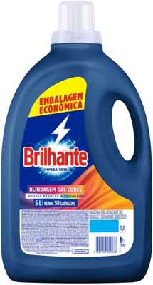 Brilhante Limpeza Total - Sabão Liquido, 5L