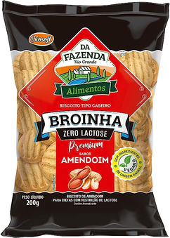 Broinha Zero Lactose / Vegana Amendoim 200g