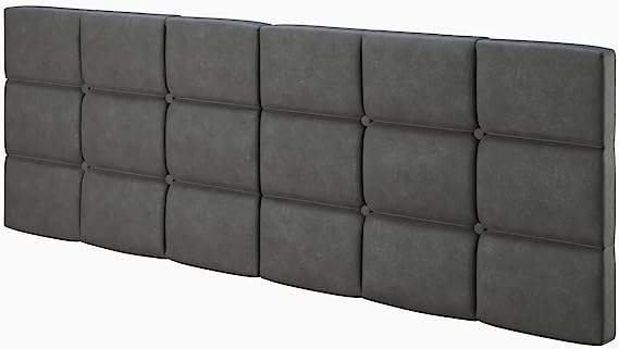 Cabeceira para cama queen 1,60 Dubai Cores (CINZA)