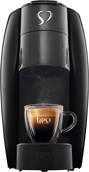 Cafeteira Espresso LOV Preta Automática 127V - TRES 3 Corações