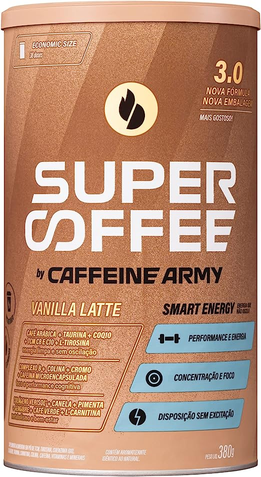 Caffeine Army Supercoffee 3.0 Vanilla Latte 380g,