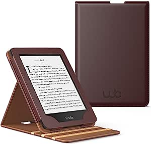 Capa Kindle Paperwhite 10ª geração - WB Premium a prova D'água Auto Hibernação - Vertical Marrom