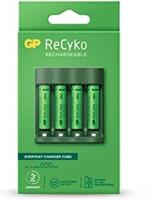 CARREGADOR USB RECYKO EVERYDAY (B421) com 4 Pilhas AAA 850mAh, GP Batteries,