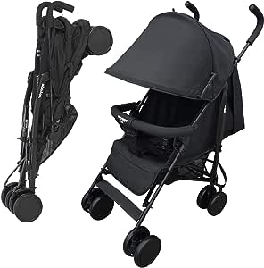 Carrinho De Passeio Para Bebê Park Até 15kgs Preto - Voyage