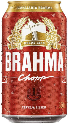 Cerveja Brahma Chopp, Pilsen, 350ml, Lata