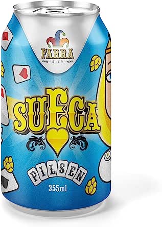 Cerveja Farra Bier, Sueca, Pilsner, Lata, 350ml 1un