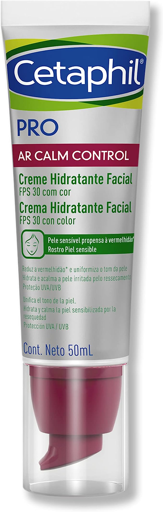 Cetaphil Pro Ar Calm Control Creme Hidratante Facial Fps 30 Com Cor