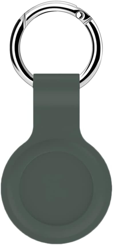 Chaveiro Capa de Proteção de Silicone para Apple AirTag (Verde Militar)