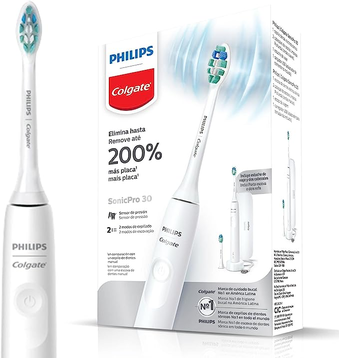 Colgate Escova De Dente Elétrica Philips Sonicpro 30 Recarregável Bivolt