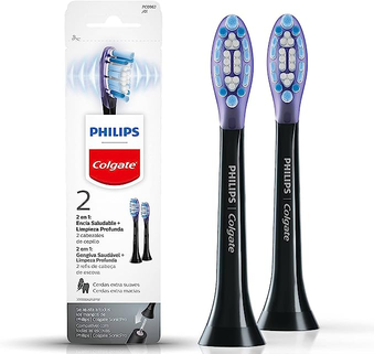 Colgate Refil Para Escova De Dente Elétrica Philips Sonicpro Gengiva Saudável 2 Unid