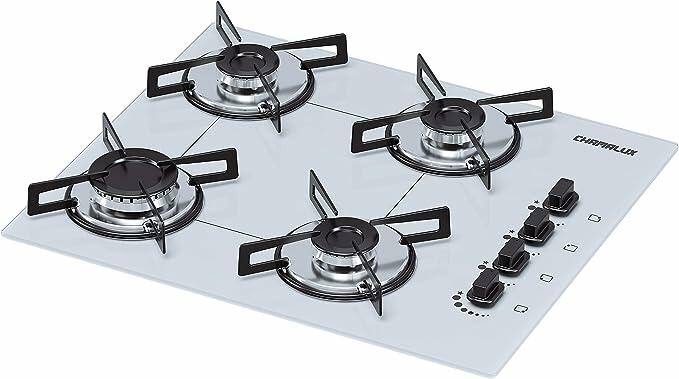 Cooktop 4 bocas Chamalux ultra chama branco Bivolt T.C