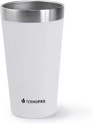 Copo Térmico Cerveja 473ml Branco Termopro