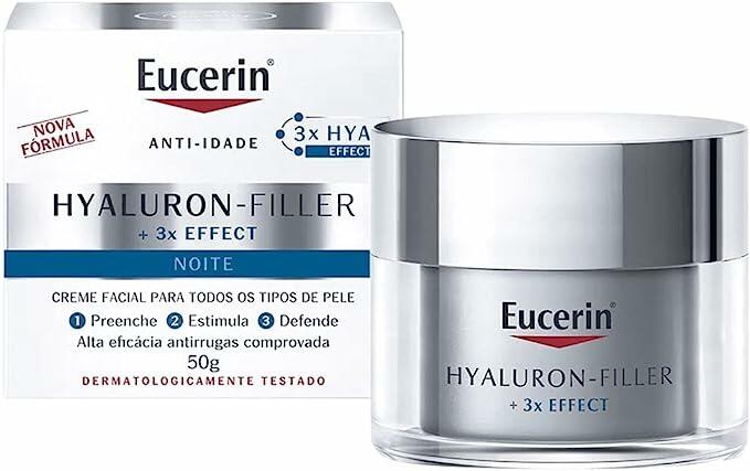 Creme Facial Antirrugas Eucerin Hyaluron-Filler Noite 50g