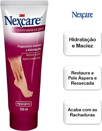 Creme para os Pés, Nexcare, 120ml