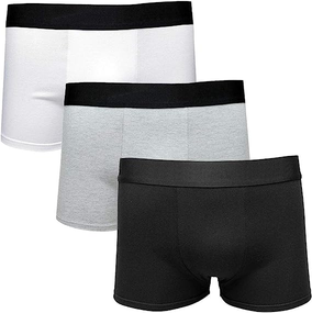 Cueca Infantil Boxer Kit 3 Peças Algodão