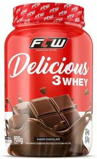 Delicious 3 Whey 900G Fitoway Chocolate