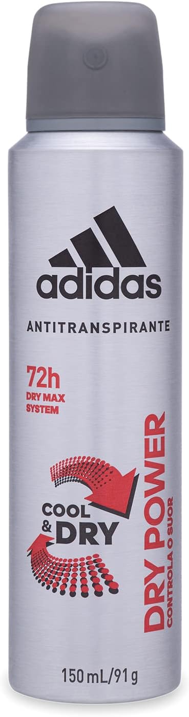 Desodorante Aerossol Antitranspirante Drypower Masculino, Adidas, 150ml