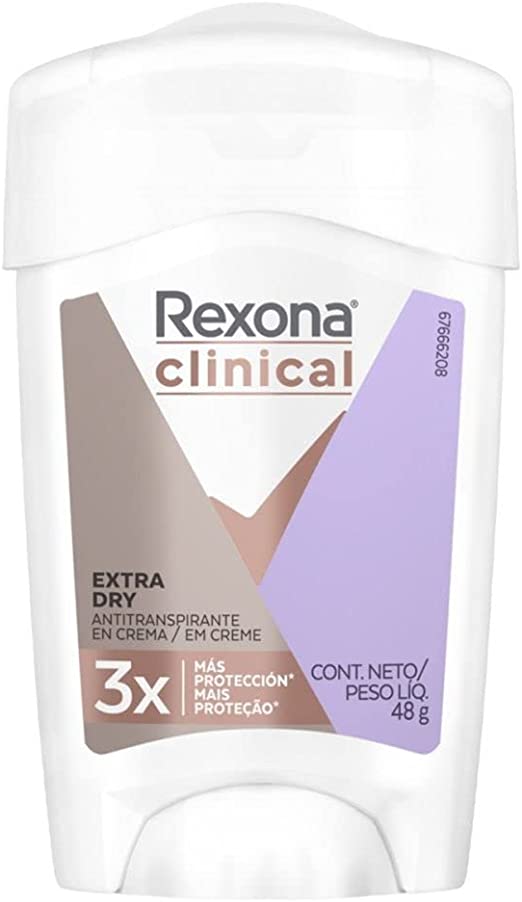 Desodorante Antitranspirante Rexona Clinical Extra Dry 48g