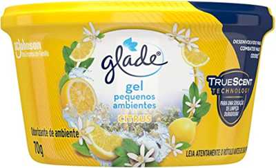 Desodorizador Gel Pequenos Ambientes Citrus 70 g, Glade