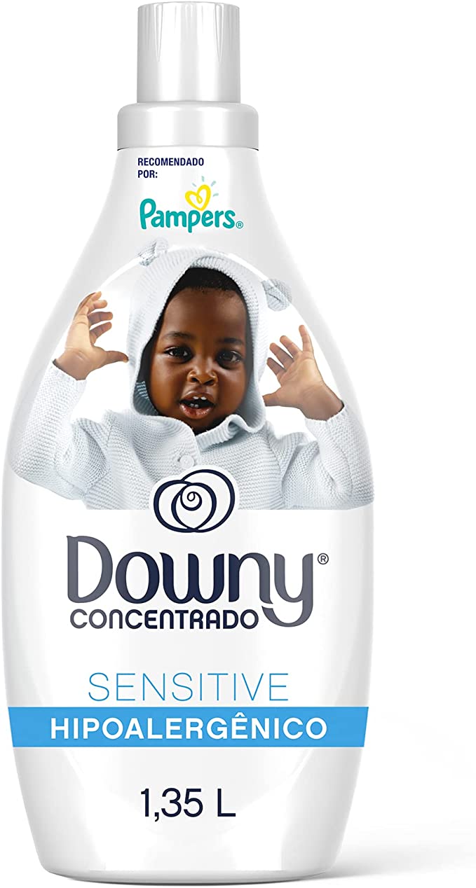 Downy Sensitive Hipoalergênico - Amaciante Concentrado para Roupa de Bebêm 1,35L