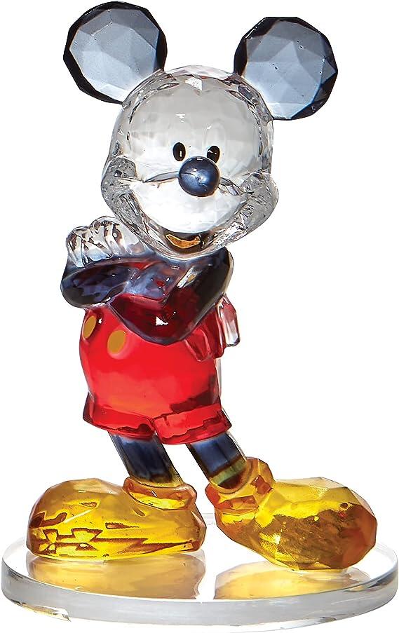 Enesco Estatueta de pose em pé Mickey Mouse Facets da Disney, 9 cm, multicolorido