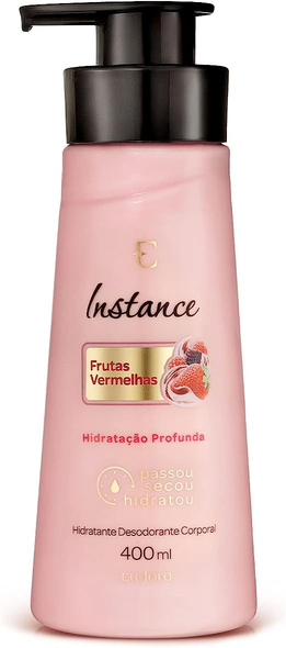 Eudora Hidratante Desodorante Corporal Instance Frutas Vermelhas 400ml