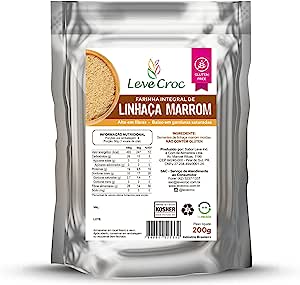 Farinha de Linhaça Marrom Leve Crock 200g